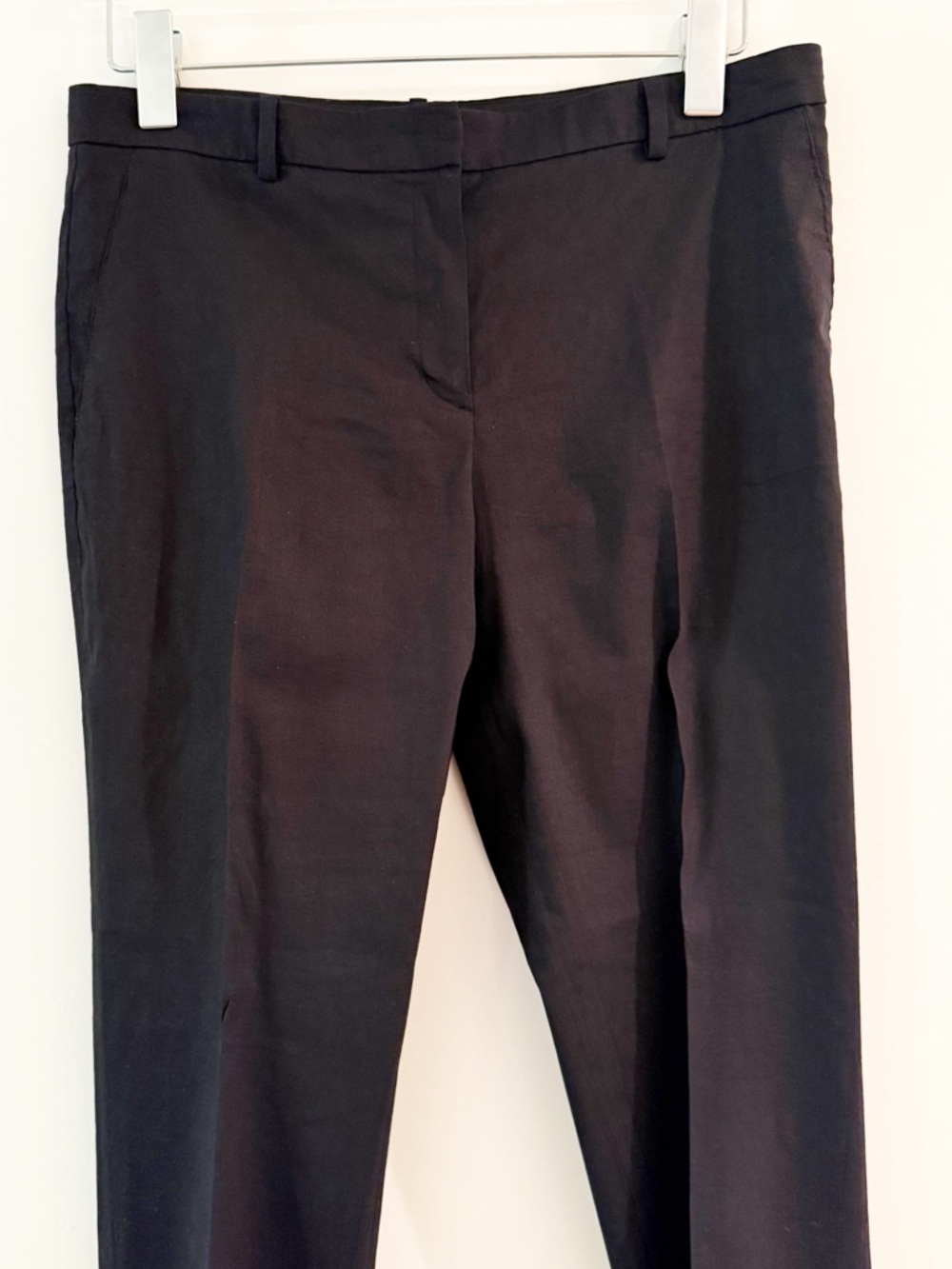 Theory Tailor Trouser In Crunch Wash Linen - Picture 9 of 9